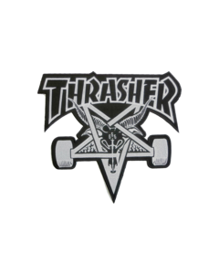THRASHER SK8-GOAT PATCH BLK/SIL