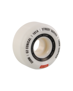GLOBE G2 CONICAL STREET 55mm 101a WHITE/ESSENTIAL
