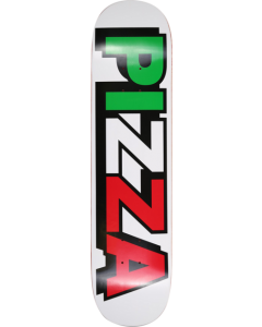 PIZZA TRI LOGO DECK-8.12 WHITE