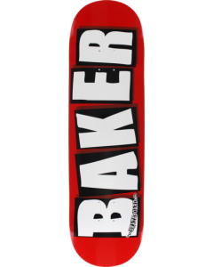 BAKER BRAND LOGO DECK-8.5 RED/WHITE
