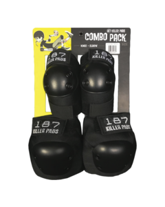 187 COMBO PACK KNEE/ELBOW PAD SET L/XL-BLACK