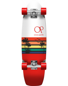 OP SUNSET CRUISER COMPLETE-8.75x30 WHT/RED