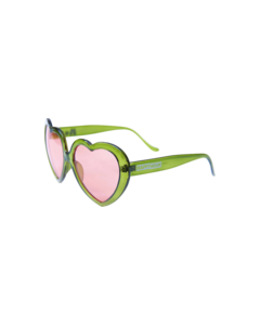 HAPPY HR HEART ONS MOSS GREEN/PINK