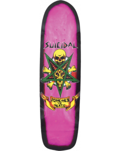 SUICIDAL PTS POOL DK-8.75x32.5 PINK STAIN/BLK FADE