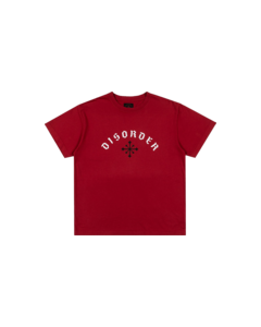 DISORDER ARCH LOGO SS M-DISORDER RED