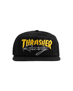 THRASHER RACING HAT ADJ-BLACK