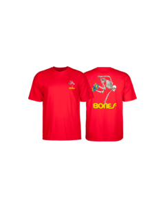 PWL/P SKATEBOARD SKELETON SS M-RED