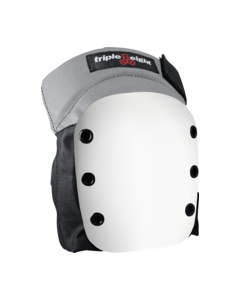 TRIPLE 8 STREET KNEE PAD M-BLACK W/WHT CAP