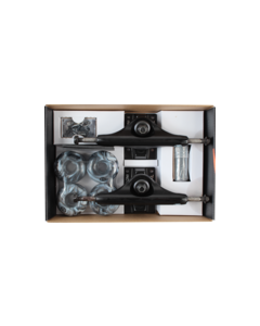 INS COMPONENT PACK 5.25 BLK/BLK w/52mm BK/WT SWIRL