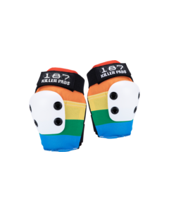187 SLIM ELBOW PADS L-RAINBOW