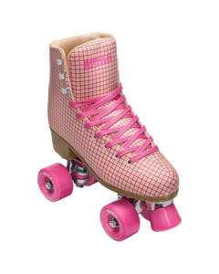 IMPALA SIDEWALK SKATES PINK/TARTAN-SIZE 9
