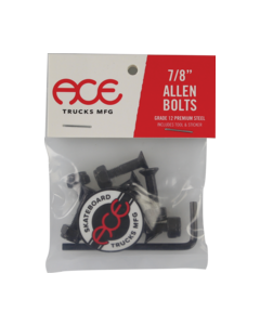 ACE 7/8" ALLEN HARDWARE SET BLACK