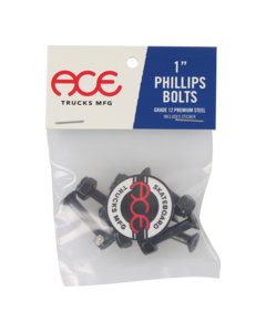 ACE 1" PHILLIPS HARDWARE SET BLACK