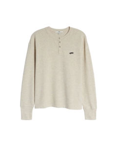 VANS WOMANS SALTON LS HENLEY TOP M-SANDSHELL