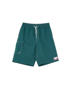 POLAR SPIRAL SWIM SHORTS S-DARK GREEN