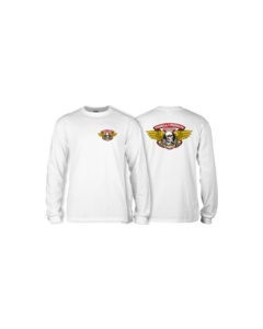 PWL/P WINGED RIPPER L/S S-WHITE
