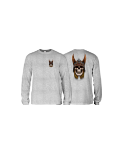 PWL/P ANDERSON SKULL L/S XL-HEATHER GREY