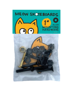 MEOW 1" ALLEN HARDWARE SET BLK/YEL
