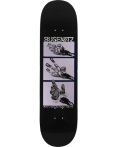 REAL BUSENITZ FOURTH WALL DECK-8.25 BK/SIL FOIL ER