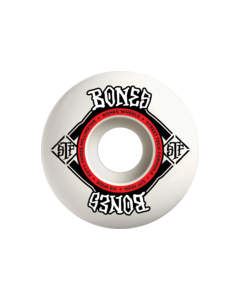 BONES STF V5 SQUARE LOGO 53MM 103a WHT/RED