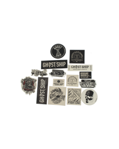 GHOST/SHIP 15/PACK ASSORTED STICKERS
