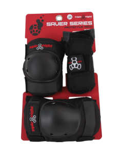 TRIPLE 8 SAVER 3/PK PADS JR-BLACK