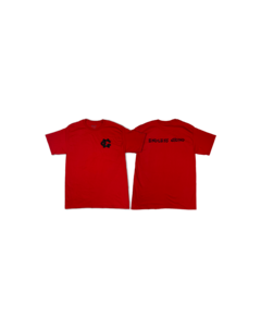 EG LOGO SS M-RED/BLACK