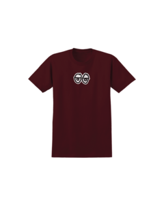 KRK EYES LG SS L-BURGUNDY/BLK/WHT