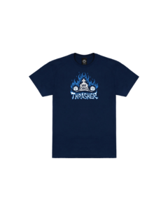 THRASHER WHO CARES BY NECKFACE SS XL-NAVY