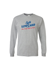 LOWCARD NATTY LOGO LS M-HEATHER GREY