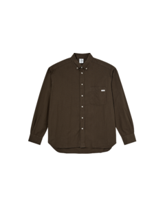 POLAR BEN LS M-BRN POPLIN