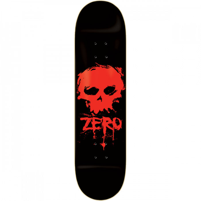 ZERO BLOOD SKULL DECK-8.5 BLK/RED