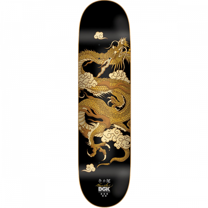 DGK BRUCE LEE GOLDEN DRAGON DK-8.25 BLK LENTICULAR