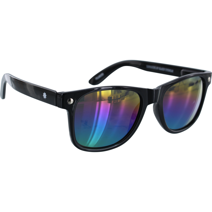 Men's Aviator Flat Top Colored Mirror Flat Lens Sunglasses - Can You See Me  Eyewear